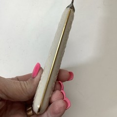 Vintage Lenox Wedding Promises Collection Porcelain & Stainless Steel Cake Knife