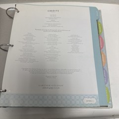 Gartner Studios Wedding Planner Organizer Book Light Blue 3 Ring Binder