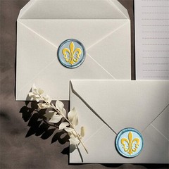 Heart Garland Bee Wax Seal Stamp Heads Removable Sealing Brass Stamp Heads