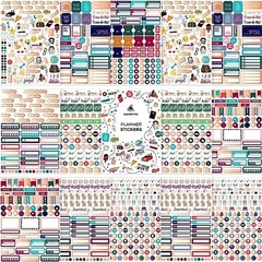 Planner Stickers – Monthly, Weekly & Daily Unique Planner Stickers Value Pack