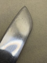 Vintage 1970s Bridalane Stainless Steel Serrated Pie/Cake Knife Sterling Handle
