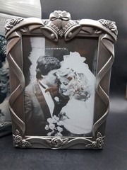 Ori. B. Royal Limited Silver Wedding Metal/ Pewter Album Holds 80 Photos.