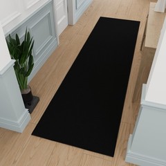 Hallway Runner Rug 2’7″ x 9’10» Non Slip Solid Area Rugs Easy to Clean Laundr…
