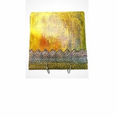 Wedding Guest Book Vintage Rustic Unique Design Tea dyed 55pgs Ring Bind 8″X7.5″