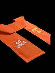 University of Tennessee Cotton Wreath Sash (2 Logos) 20k Stitch