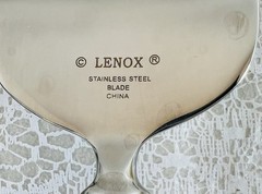 Lenox “Bellina” Wedding Cake Knife And Server Set Stainless Steel Blade w/Boxes