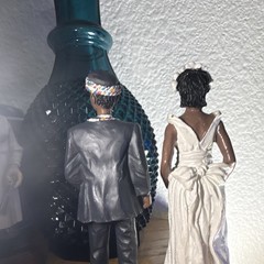 Vintage African American Wedding Cake Topper K’s Collection Style Afrocentric