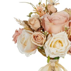 Wedding Bridal Bouquet Toss Bouquet Rustic Bridal Hand Flower Rose Flowers