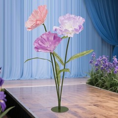 Giant Artificial Flowers with Base, Wedding Artificial Flower Decoration Stand