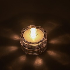 12 WARM WHITE Submergible Lights for Vases and Centerpieces Party Decorations