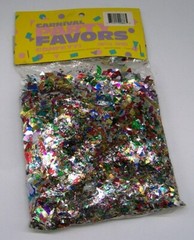 CARNIVAL PARTY FAVORS – BAG OF CONFETTI – MULTI COLOR – 2 1/2 OZ