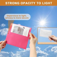 100 Packs 10 Assorted Colors Blank Flat Cards and Envelopes 4 x 6 Heavyweight Si