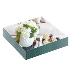 WALL MIRROR TILES Candle Plate Square Set of 12 2mm 12″ VASUHOME