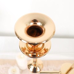 20 in Gold 3 Arm Metal Candelabra Taper CANDLE HOLDER Centerpiece Party Events