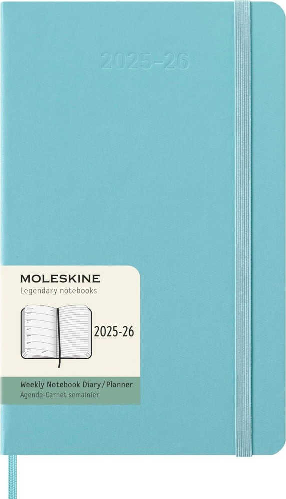 Moleskine Classic 18 Month 2025-2026 Weekly Planner, Hard Cover, Large (5″ x …