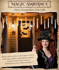 Halloween Decorations Floating Candles with Wand: 20Pcs 20Pcs Floating Candles