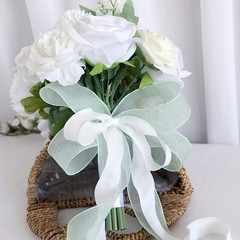 Wedding Bouquet for Bride Cascading Bridal Bouquet 27 inch Waterfall Shape
