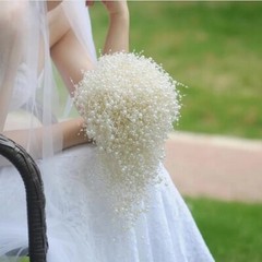 Wedding Handmade Bouquet Handmade Bridal Bouquet Beauty Pearl Flower Party Bouqu