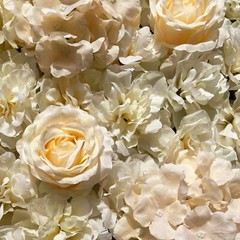 6 Pack Artificial Silk Flower Wall Panels Wedding Photography Party Venue Decor