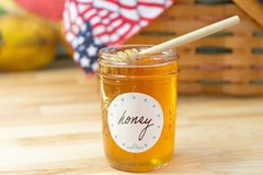 Dissolvable Food Labels for Canning, Pantry, 2 Inch Round, Teal Round