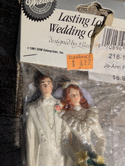 VTG Wilton Cake Topper Lasting Love Wedding couple Ellen Williams Designer