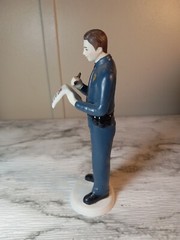 Weddingstar 9351 Love Citation Policeman Groom Cake Topper Hand Paint Porcelain