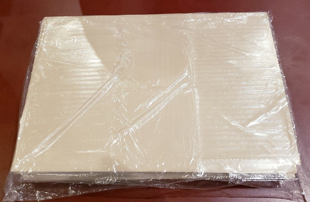 Delta Airlines Tray Mat 9- 7/8” x 13x 3/4” Disposable Tray Mat sealed bag of 500