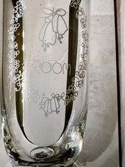 Precious Moments Bride Groom Champagne Flutes Set Wedding Toast Glasses In Box