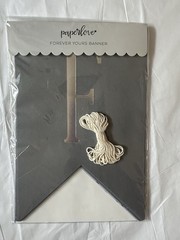 Paperlove Grey Glam «Forever Yours» Banner and Matching Table Numbers Wedding