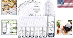 50-Piece Acrylic Wedding Favors Bundle