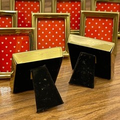 Wedding Reception Decor PARTY FAVORS ** 10 pack of Small BRASS PICTURE FRAMES