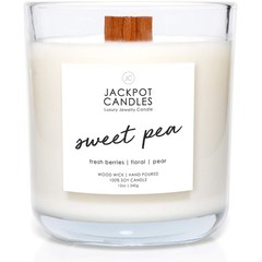 Jackpot Candles Sweet Pea Candle with Ring Inside Size 6,