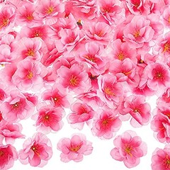 Pieces Cherry Blossom Heads Artificial Fake Silk Cloth Petals Mini 150 Classic