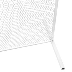 White Metal Wedding Arch Backdrop Background Mesh Wall Circle Balloon Arch Sale