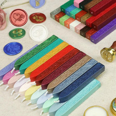 20 Pieces Sealing Wax Sticks with Wicks for Waxseal Stamp, Assorted Colors Wa…