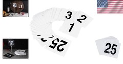 Lightweight 4″ x 4″ Double-Sided Table Numbers 1-25 – Perfect for Any Occasion