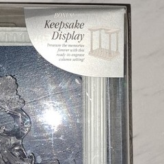 Wilton Bride & Groom Wedding Cake Topper Figurine Keepsake Display Clear 202-424