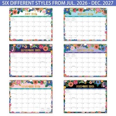 Wall Calendar 2026-2027 – Calendar 2026-2027, JUL. 2026 – Dec. 2027, 18 Month…