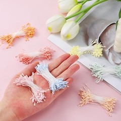 1100 Pcs Flower Stamens for Crafts – Double Headed Artificial Flower Stamens
