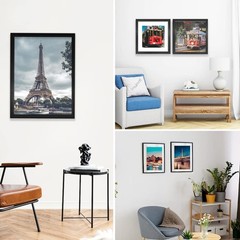 8×8 Picture Frame Set of 6, Display Pictures 5×5 with Mat or 8×8 Without Mat …