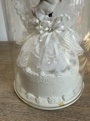 Western Cowboy Cowgirl Hats Bride & Groom Wedding Cake Topper NIB Jamie Lynn