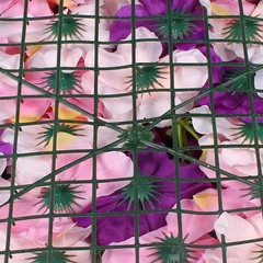 6*Artificial Flower Wall Panel Indoor Outdoor Flower Wall Panel For WeddingDecor