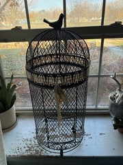 Wrought Iron Bird Cage – Wedding Decor to collect cards, small gifts, etc!!!
