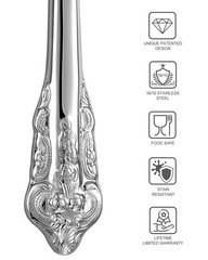 Wedding Cake Knife Server Set 18/10 Stainless Steel Luxury Cake Cut Silver