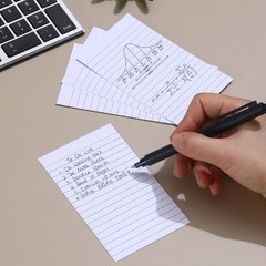 400 Count Vertical Ruled Index Cards 3 X 5 Flash Card Double Sided Lined Note…