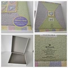 Hallmark My Grandchild’s First Year Photo Album Memory Book New w/Orig Box