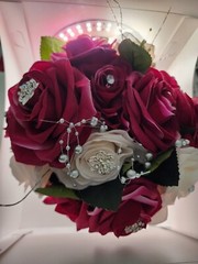Pink & Ivory Luxury Bouquets for Quincenera & Wedding