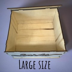 Wooden Wedding Card Box For Reception Rustic White Envelope Post Gift Box