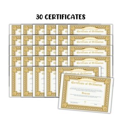 Deacon Certificate of Ordination 30pk Cardstock Paper 6×9” 6×9 inches, kraft