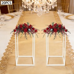 20PCS Geometric Flower Stand For Wedding Metal Flower Stand Wedding Flower Stand